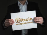 Bitcoin Accepted Here - Image by anncapictures